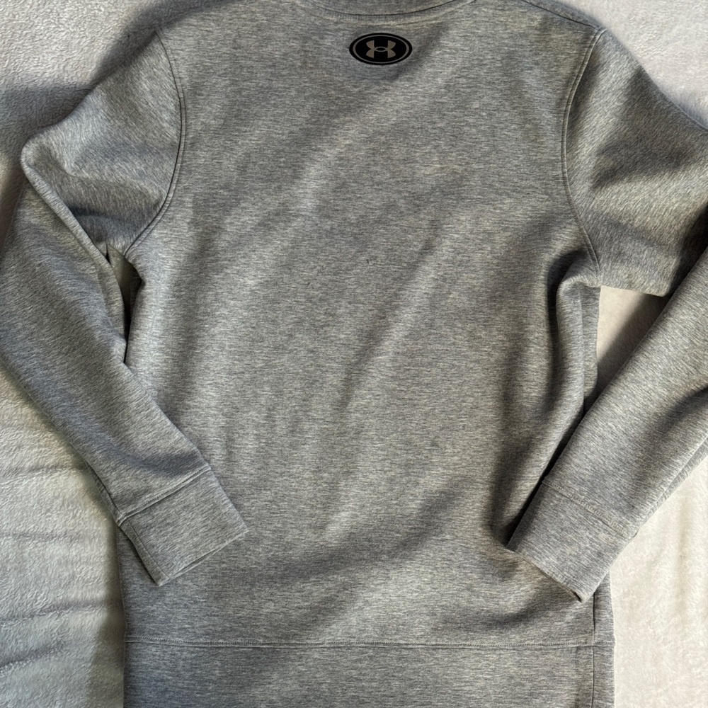 Women's Under Armour Crew Neck Sweatshirt Size XS‎ Gray Long Sleeve - Picture 4 of 4